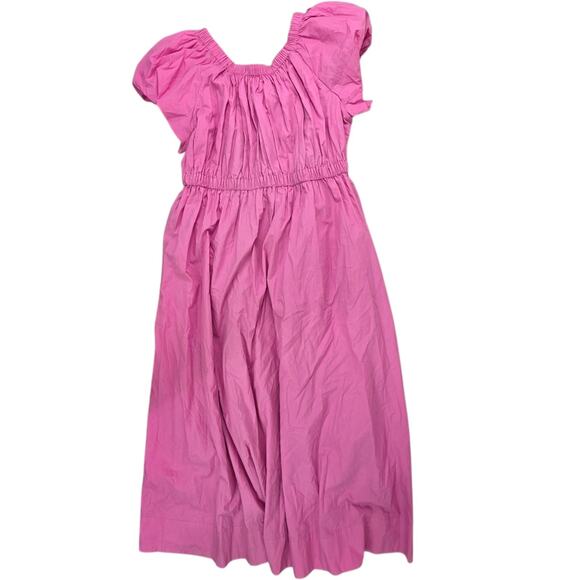 Anna Cate Dress Womens Large Melanie Midi Dress Pink Old Money Smock Tuckernuck - Picture 3 of 9